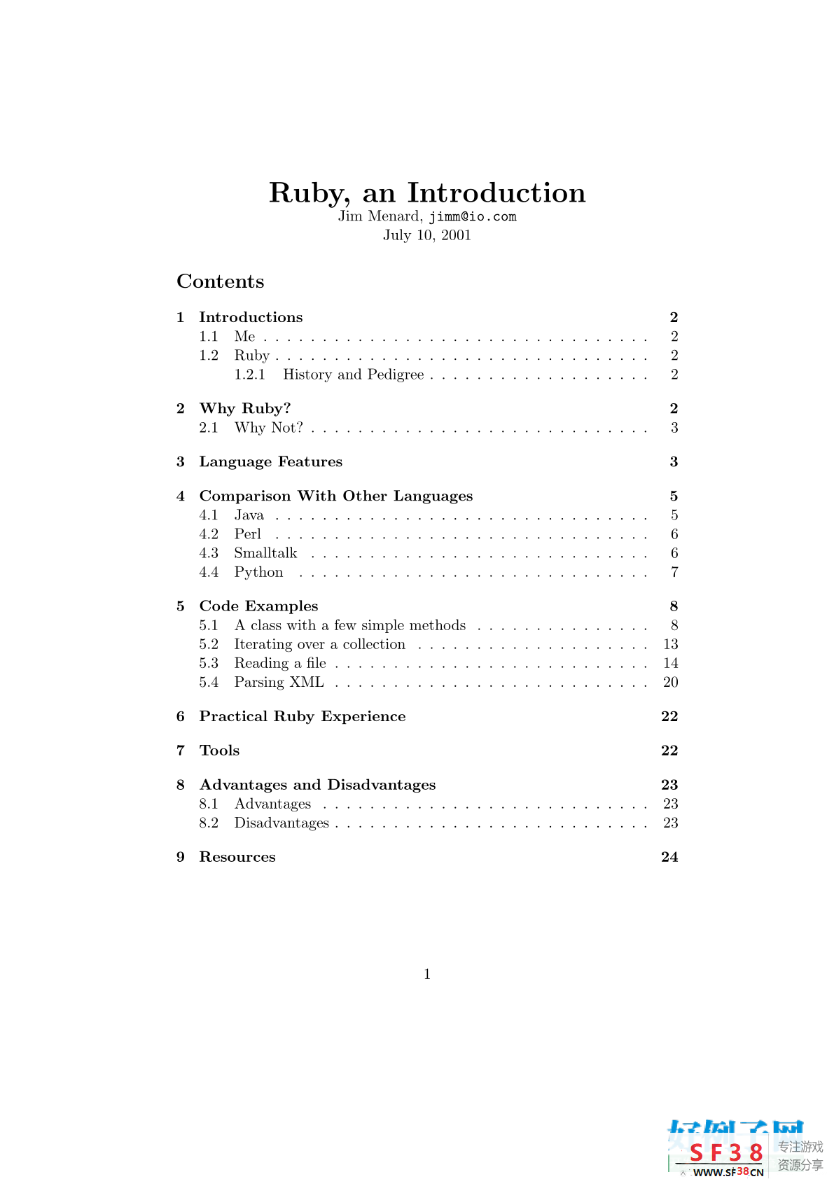 ruby an introduction（ruby简介） Ruby语言基础-第1张
